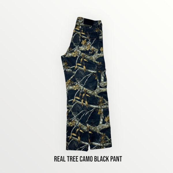 REAL TREE CAMO BLACK PANT