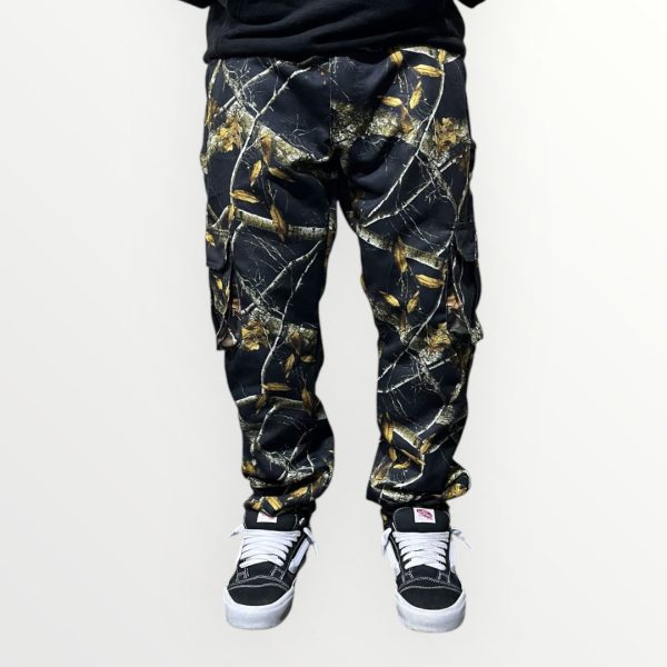 REAL TREE CAMO BLACK PANT